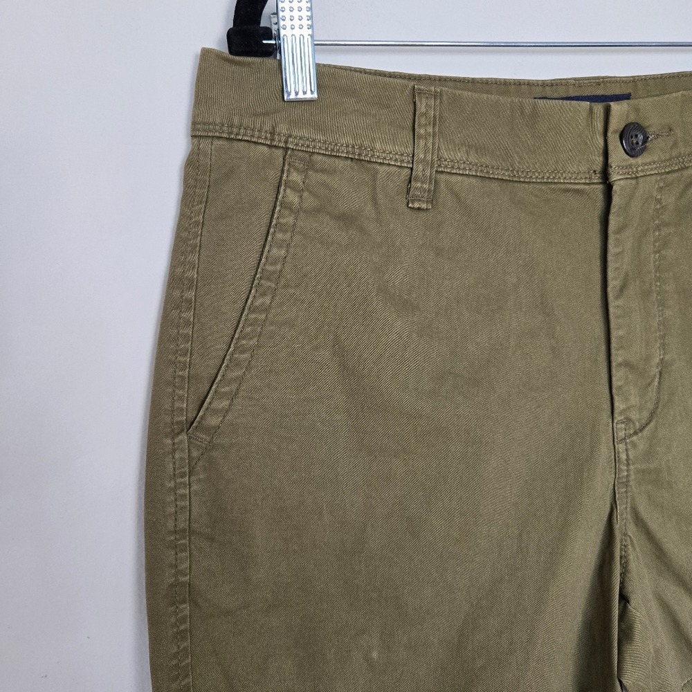Aeropostale Olive Green Stretch Chino Shorts Women's Size 32 Casual Everyday - Picture 5 of 10